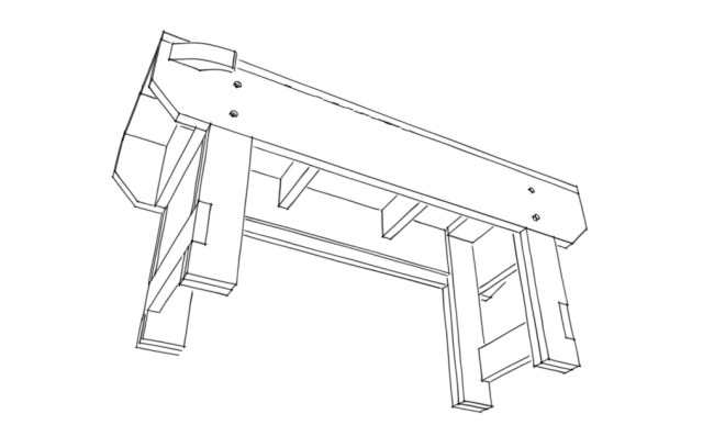 KD Nicholson Workbench_underside