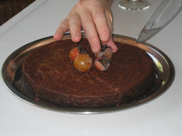 Persimmon pudding