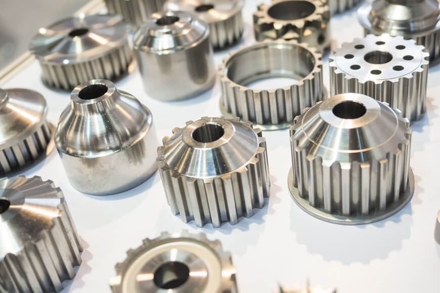 automotive parts made by casting and high-precision machining aluminum