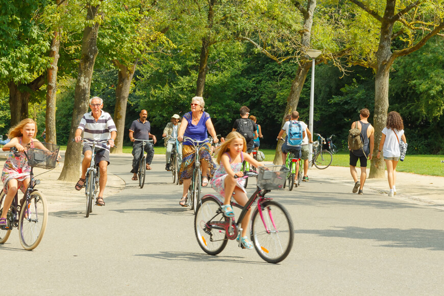 Cyclists of all ages in Amsterdam reveal prevalence of European bike culture