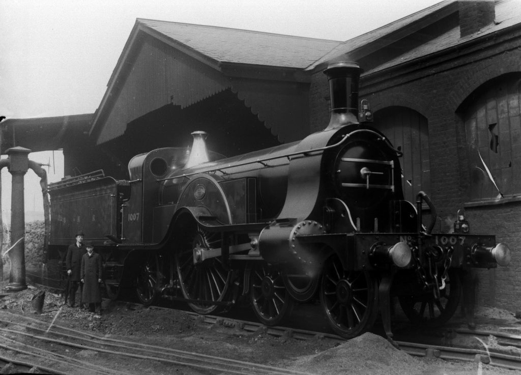 Great Northern Railway 4-2-2 locomotive number 1007