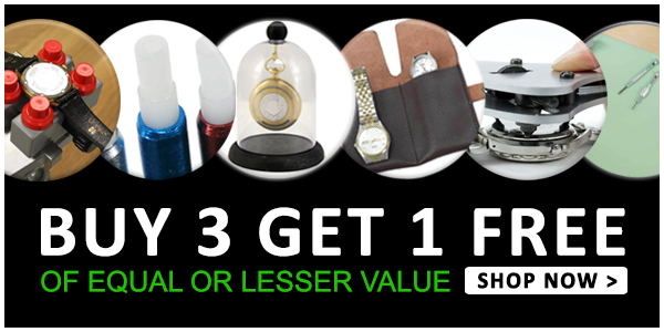 - Watchmakers Tools and Supply Limited Time Offer, Mix and Match of Equal or Lesser Value, Buy 3 Get 1 Free